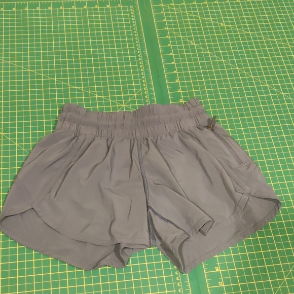 Women's Blue Athletic Shorts - Picture 5 of 9